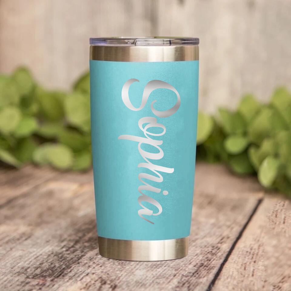 Personalized Teacher Handling Information Tittle Laser Tumbler Printed QTHY1412