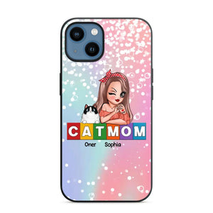 Personalized Cat Mom Phonecase 3D Printed PNHQ1512