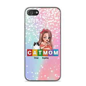 Personalized Cat Mom Phonecase 3D Printed PNHQ1512