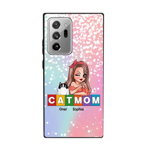 Personalized Cat Mom Phonecase 3D Printed PNHQ1512