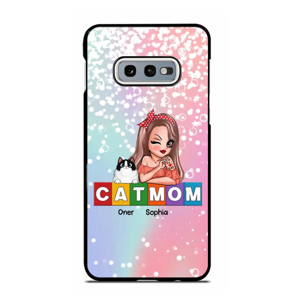 Personalized Cat Mom Phonecase 3D Printed PNHQ1512