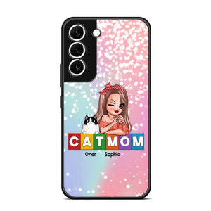 Personalized Cat Mom Phonecase 3D Printed PNHQ1512