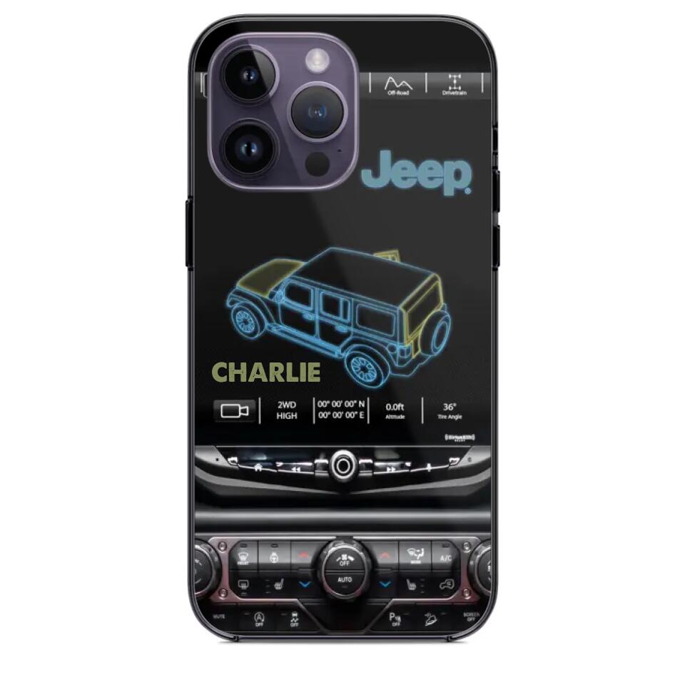 Personalized Jeep Phonecase 3D Printed 22DEC-HY15