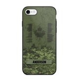 Personalized Canadian Soldier/Veteran Camo Phonecase 3D Printed 22DEC-DT15