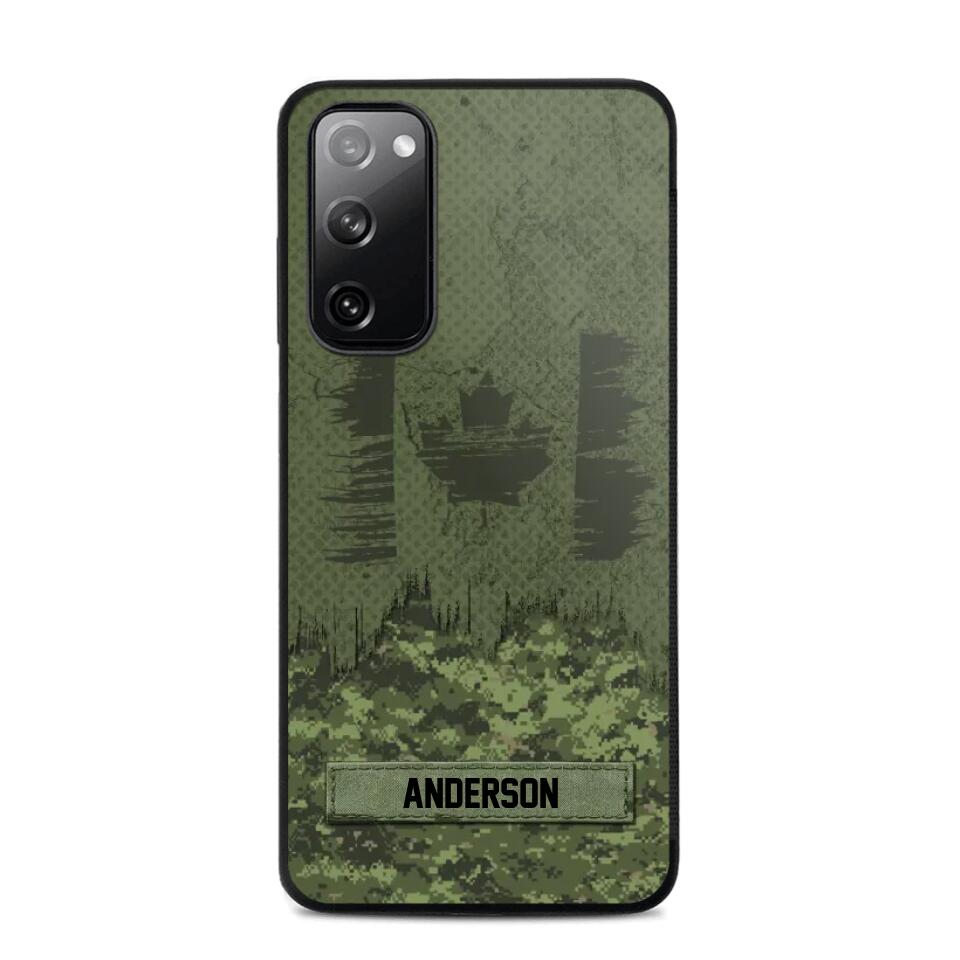 Personalized Canadian Soldier/Veteran Camo Phonecase 3D Printed 22DEC-DT15