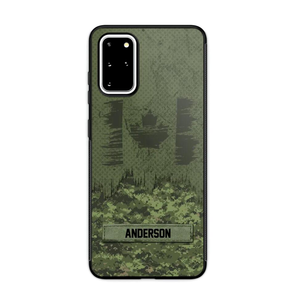 Personalized Canadian Soldier/Veteran Camo Phonecase 3D Printed 22DEC-DT15