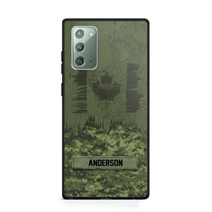 Personalized Canadian Soldier/Veteran Camo Phonecase 3D Printed 22DEC-DT15