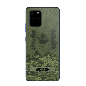 Personalized Canadian Soldier/Veteran Camo Phonecase 3D Printed 22DEC-DT15