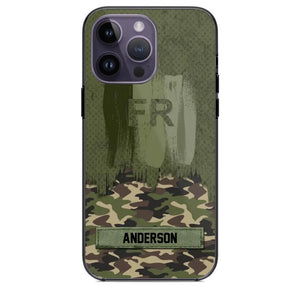 Personalized France Soldier/Veteran Camo Phonecase 3D Printed 22DEC-DT15