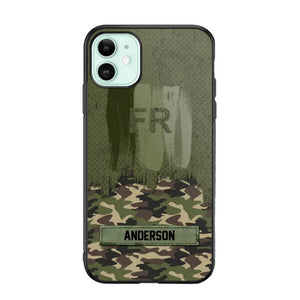 Personalized France Soldier/Veteran Camo Phonecase 3D Printed 22DEC-DT15