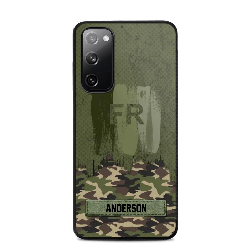 Personalized France Soldier/Veteran Camo Phonecase 3D Printed 22DEC-DT15