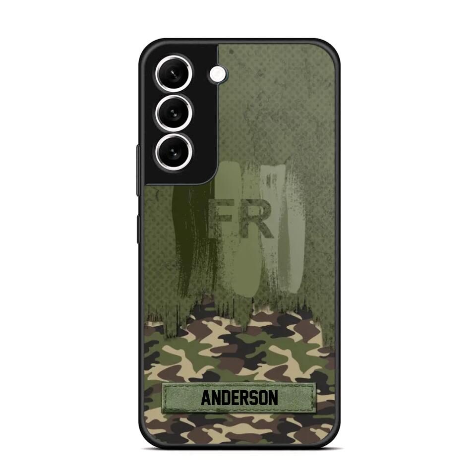 Personalized France Soldier/Veteran Camo Phonecase 3D Printed 22DEC-DT15