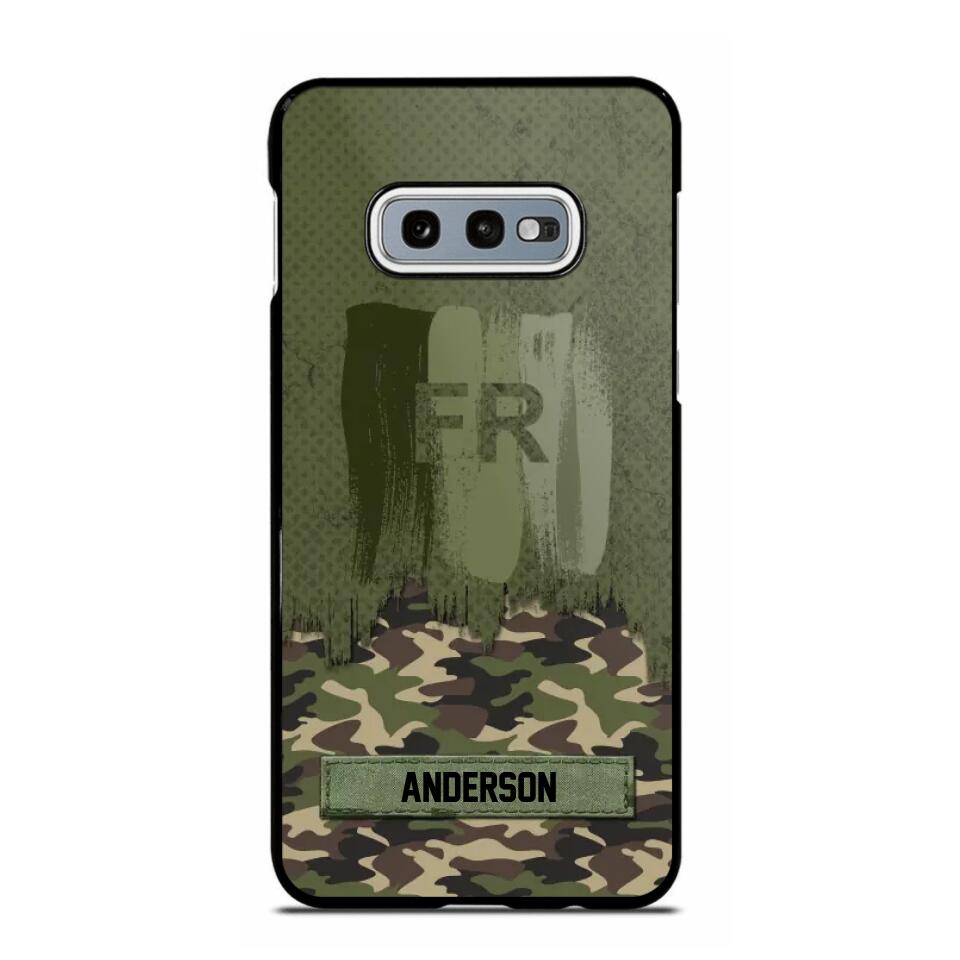 Personalized France Soldier/Veteran Camo Phonecase 3D Printed 22DEC-DT15