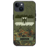 Personalized German Soldier/Veteran Camo Phonecase 3D Printed 22DEC-DT15