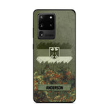 Personalized German Soldier/Veteran Camo Phonecase 3D Printed 22DEC-DT15