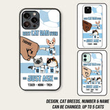 Personalized Best Cat Dad Ever Just Ask Soccer Players Phonecase Printed PNDT1912