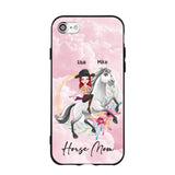 Personalized Horse Riding Girl Phonecase 3D Printed PNHY1912