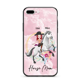 Personalized Horse Riding Girl Phonecase 3D Printed PNHY1912