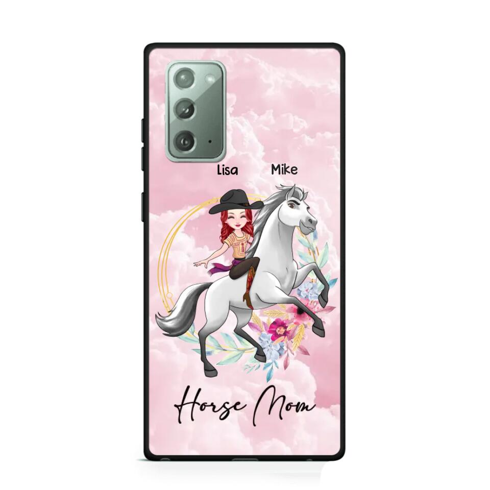 Personalized Horse Riding Girl Phonecase 3D Printed PNHY1912