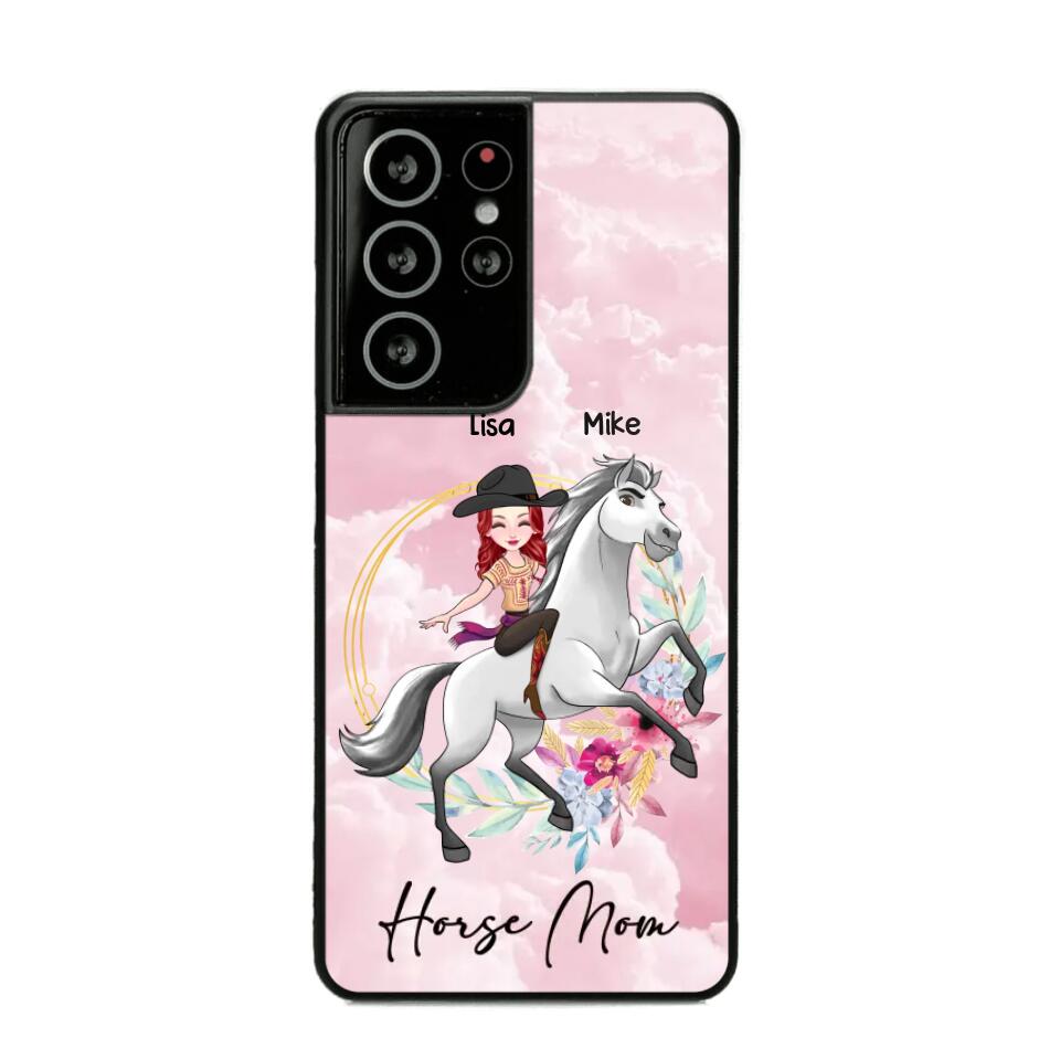 Personalized Horse Riding Girl Phonecase 3D Printed PNHY1912