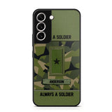 Personalized Once A Soldier Always A Soldier Sweden Soldier/ Veteran Rank Camo Phonecase 3D Printed 22DEC-DT14