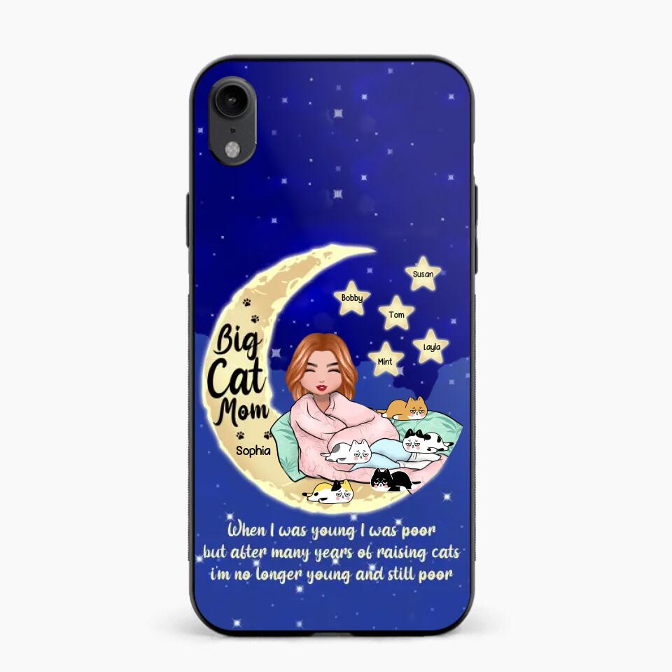 Personalized Big Cat Mom Phonecase 3D Printed PNHY2212