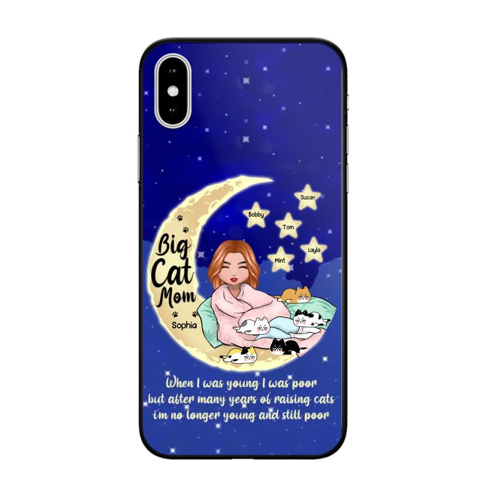 Personalized Big Cat Mom Phonecase 3D Printed PNHY2212