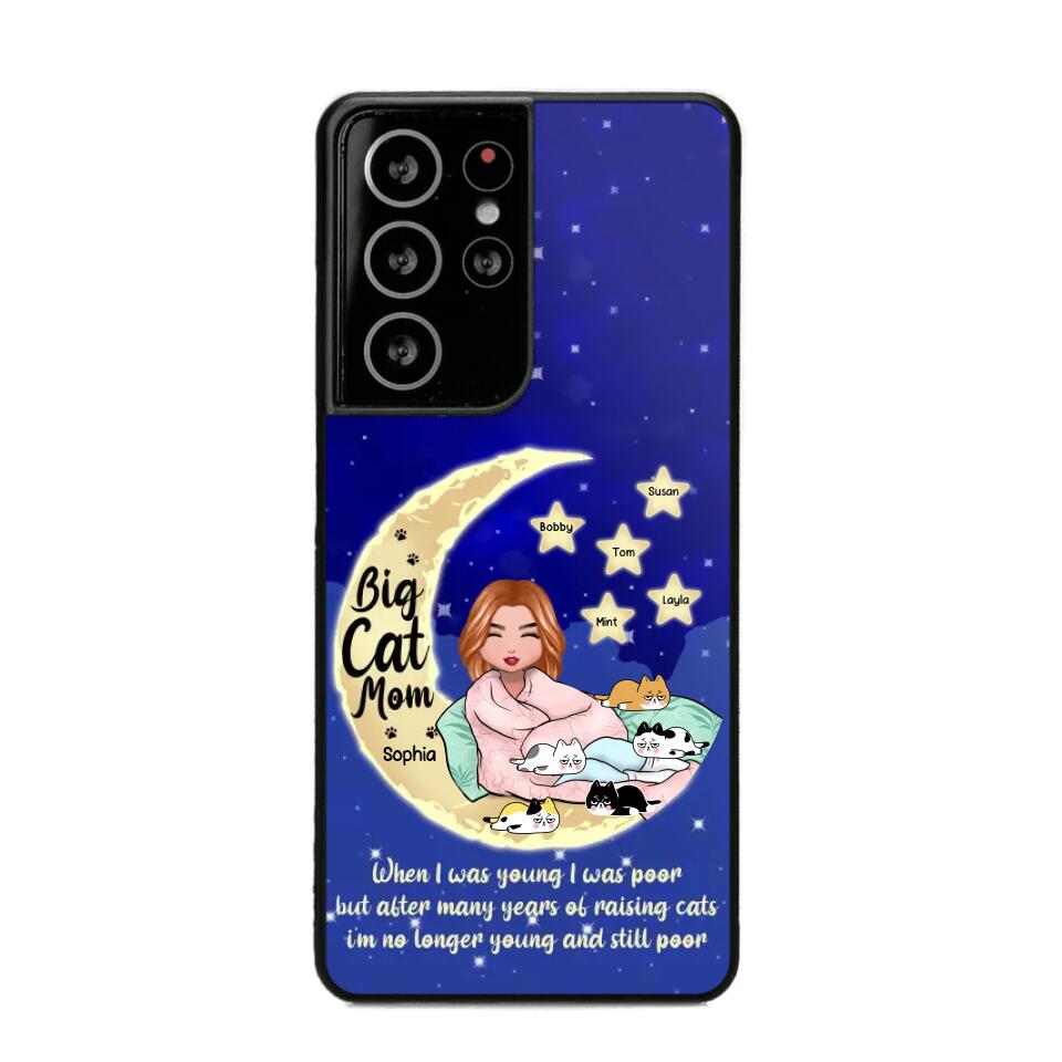 Personalized Big Cat Mom Phonecase 3D Printed PNHY2212