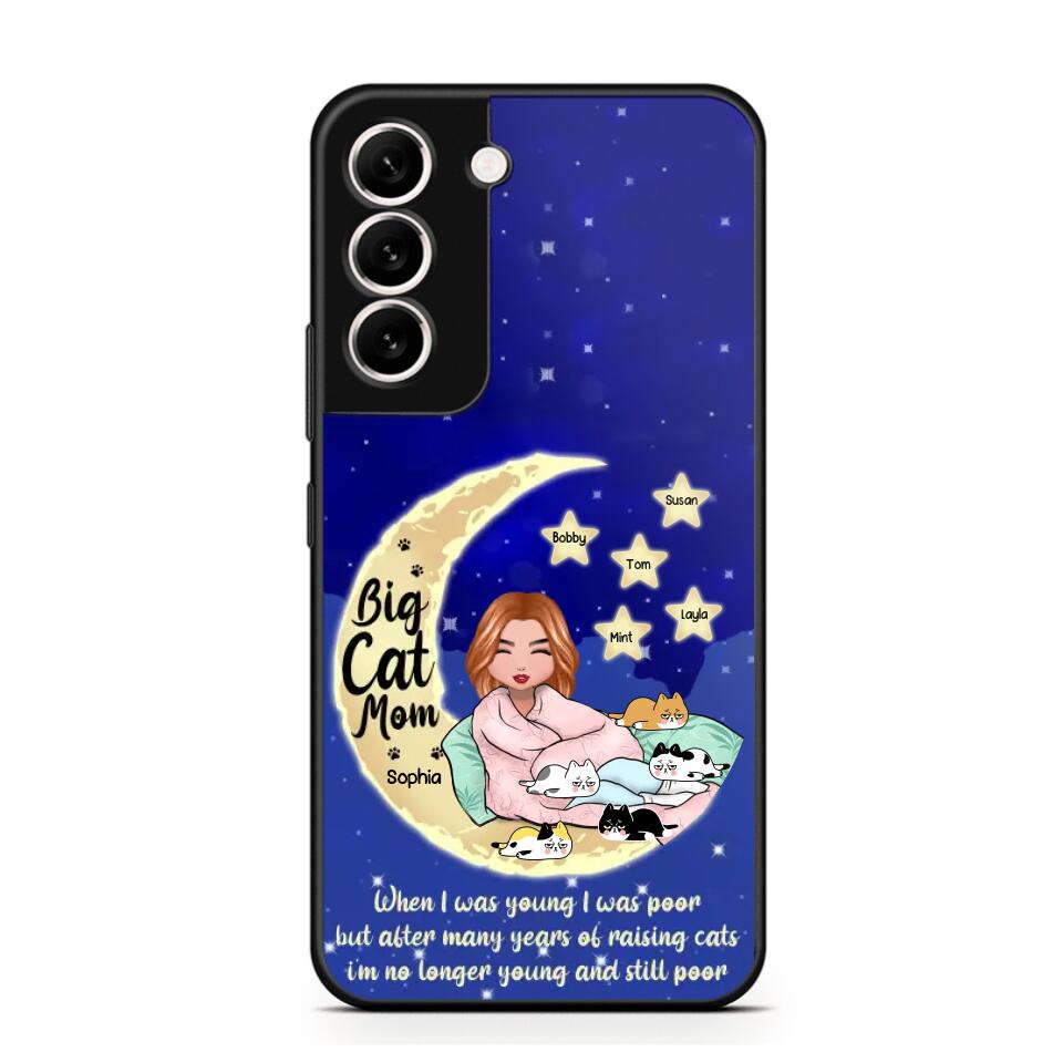 Personalized Big Cat Mom Phonecase 3D Printed PNHY2212