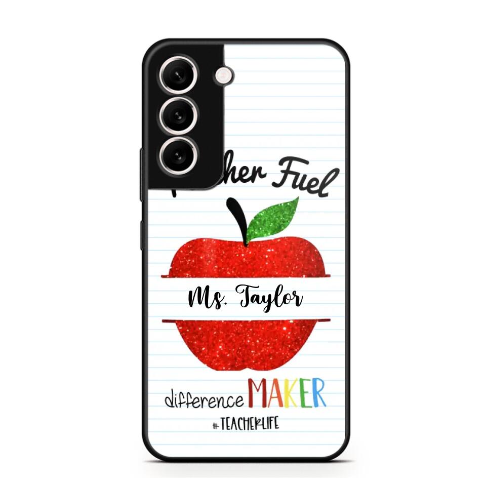 Personalized Teacher Fuel With Name Phonecase 3D Printed 22DEC-DT23