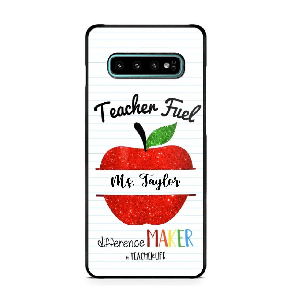 Personalized Teacher Fuel With Name Phonecase 3D Printed 22DEC-DT23