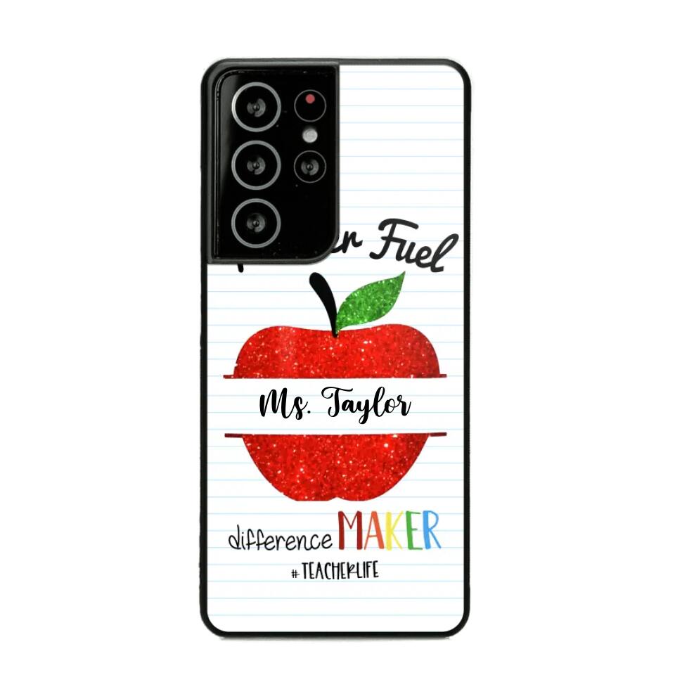 Personalized Teacher Fuel With Name Phonecase 3D Printed 22DEC-DT23