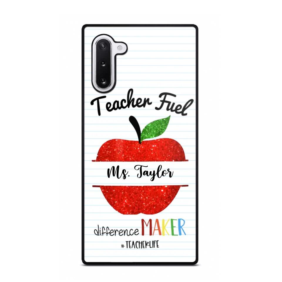 Personalized Teacher Fuel With Name Phonecase 3D Printed 22DEC-DT23