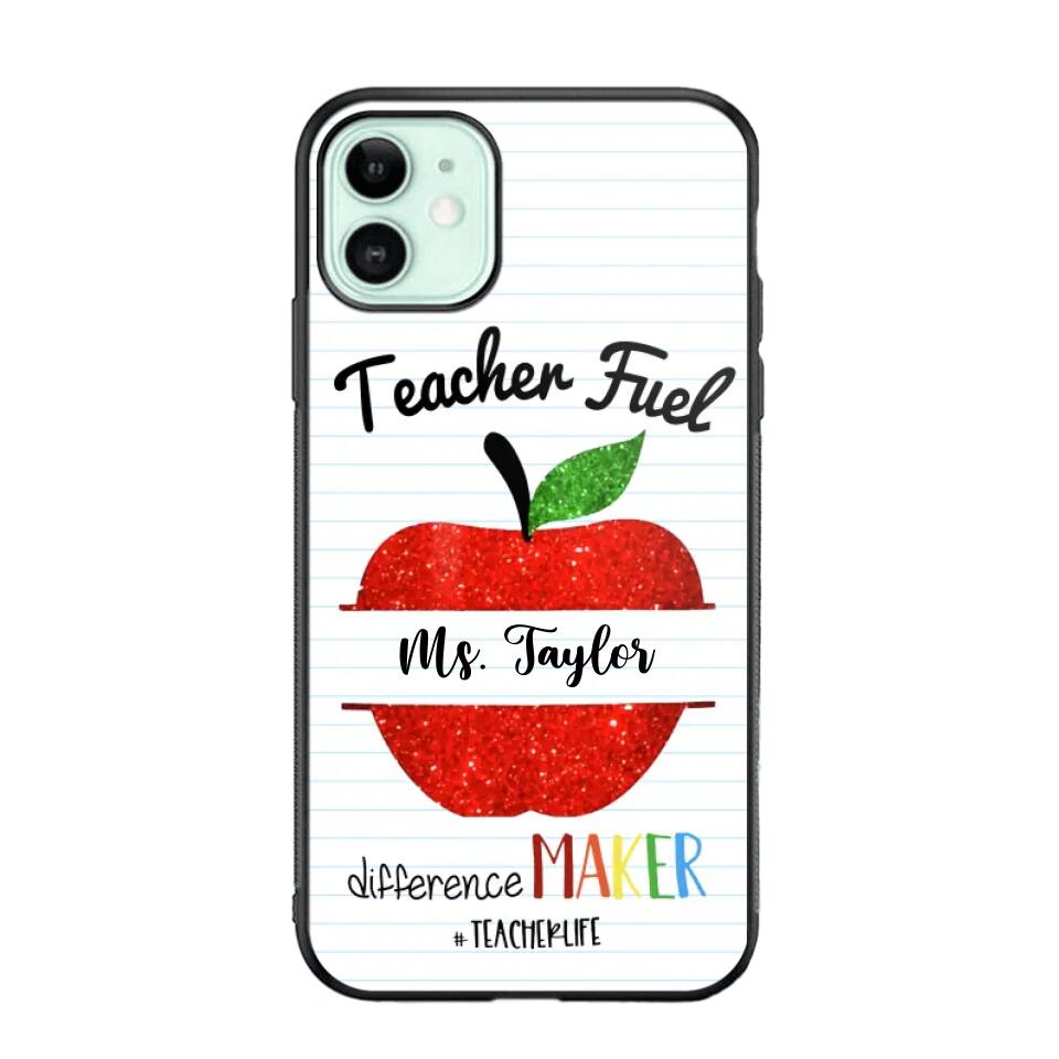 Personalized Teacher Fuel With Name Phonecase 3D Printed 22DEC-DT23