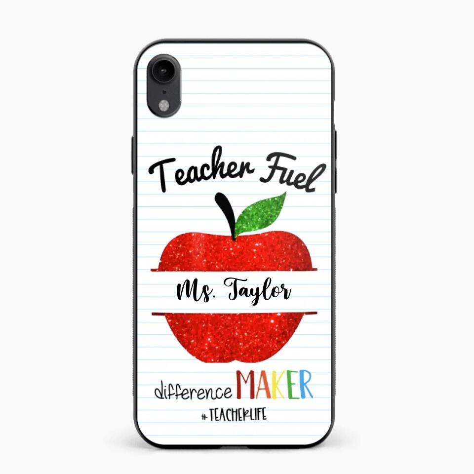 Personalized Teacher Fuel With Name Phonecase 3D Printed 22DEC-DT23