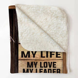 Personalized I Am Your Friend Your Partner You Are My Life My Love My Leader I Will Be Yours Faithful & True Till The Last beat Of My Heart I Am Your Pitbull Quilt Blanket Printed QTHQ2812