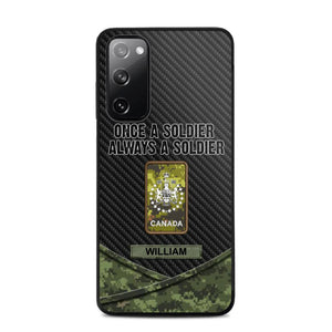 Personalized Canadian Once A Soldier Always A Soldier Camo Phonecase 3D Printed 23JAN-HY03