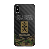 Personalized Swiss Once A Soldier Always A Soldier Camo Phonecase 3D Printed 23JAN-HY03