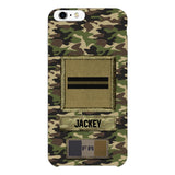 Personalized France Soldier Camo Phone Case Printed 25MAR-HQ26