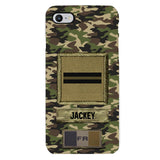 Personalized France Soldier Camo Phone Case Printed 25MAR-HQ26