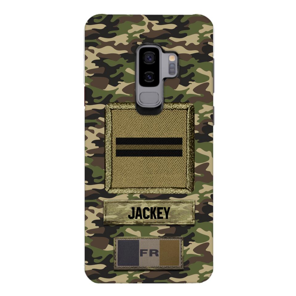 Personalized France Soldier Camo Phone Case Printed 25MAR-HQ26