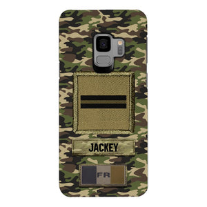 Personalized France Soldier Camo Phone Case Printed 25MAR-HQ26