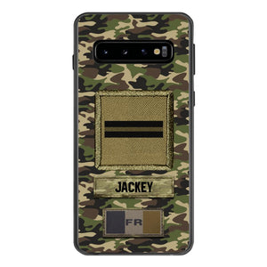 Personalized France Soldier Camo Phone Case Printed 25MAR-HQ26