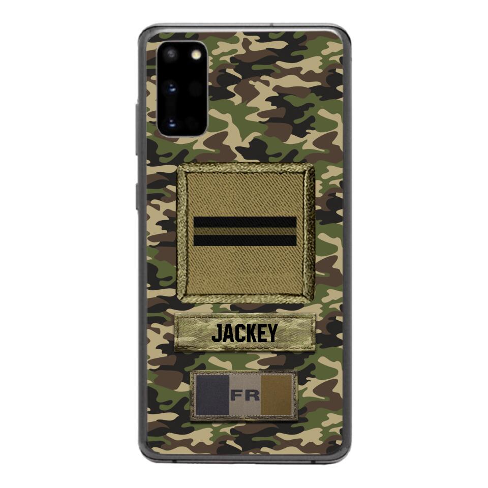 Personalized France Soldier Camo Phone Case Printed 25MAR-HQ26