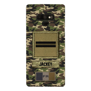 Personalized France Soldier Camo Phone Case Printed 25MAR-HQ26