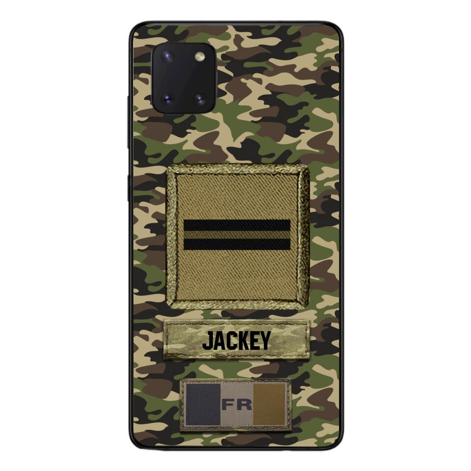 Personalized France Soldier Camo Phone Case Printed 25MAR-HQ26