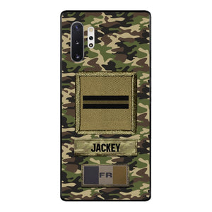 Personalized France Soldier Camo Phone Case Printed 25MAR-HQ26