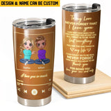 Personalized To My Love Never Forget I Love You Couple Gifts Tumbler Printed PNHQ0501