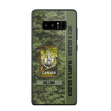 Personalized Canadian Soldier/ Veteran Once A Soldier Always A Soldier Camo Phonecase 3D Printed QTDT1001