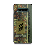 Personalized German Soldier/ Veteran Once A Soldier Always A Soldier Camo Phonecase 3D Printed QTDT1001